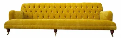 Immagine prodotto di Design Chesterfield Chesterfield Textil Gelb 5 Sitzer Couch Polster