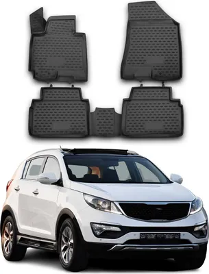 Produktbild von 2010-2015 Kia Sportage Fußmatten TPE Schwarz 4 tlg