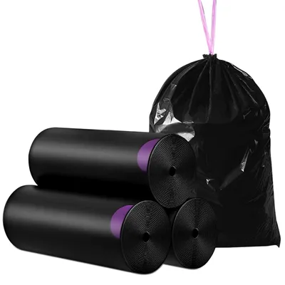 Productafbeelding van Omgoods- Vuilniszakken 261 Stuks - 25/35 Liter - Zwart - Scheurbestendig - Afvalzakken - 9 Rollen - 55 x 59 cm
