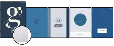 Produktbild von Notizbuch A5 60k kariert thematische Geographie Megamix Top2000
