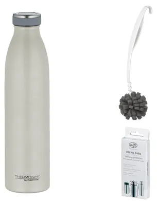 Obrázok produktu pre Fľaša THERMOS TC 0,75 l – výhodná sada s čistiacou kefkou CLEAN FIX 30 cm + CLEAN TABS (20 ks)