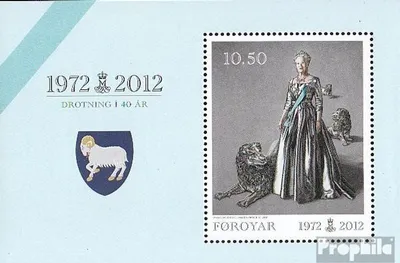 Produktbild von Briefmarken Dänemark - Färöer 2012 Mi Block29 (kompl.Ausg.) postfrisch Königin Margrethe II.