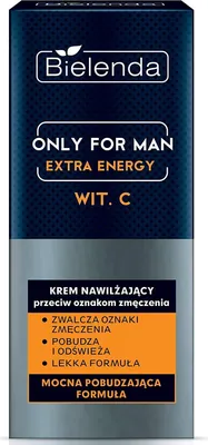 Obrázek produktu pro Bielenda Only for Men Extra Energy Krem nawilżający, 50 ml