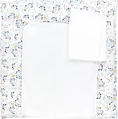 Produktbild von TupTam Wickelauflage inkl. 2 Frotteebezüge Modell MAR02579, Farbe: Vogelbeere, Größe: 70 x 70 cm