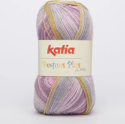Produktbild von PEQUES PLUS von Katia - Farbe 60 - 50 g / ca. 232 m Wolle