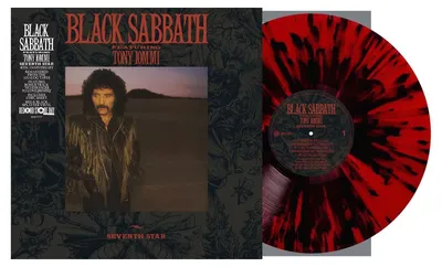 Produktbild von Black Sabbath: Seventh Star (40th Anniversary) (remastered) (Limited Edition) (Red & Black Splatter Vinyl) - (LP / S)