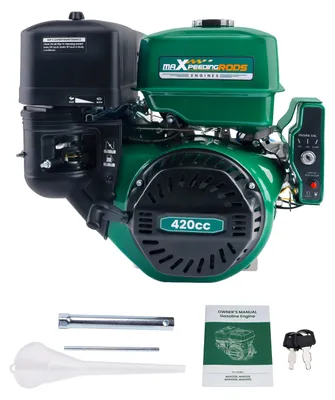 Produktbild von 420cc 15PS/8KW Benzinmotor 4-Takt-OHV-Motor Horizontal Standmotor E-start