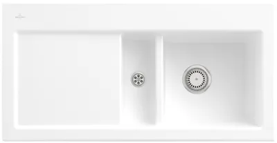 Produktbild von Villeroy & Boch Keramikspüle 671201RW, Subway 60 Einbauspüle - inkl.