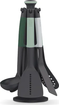 Immagine prodotto di Joseph Joseph Elevate 6-teiliges Utensilien-Set mit Drehständer