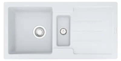Produktbild von Franke Smart Strata Einbauspüle Fragranitspüle STG 651-86 Glacier Handbedienung  ab 60 cm 114.0338.310 - inkl.