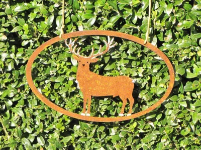 Produktbild von Edelrost Aufhänger Hirsch