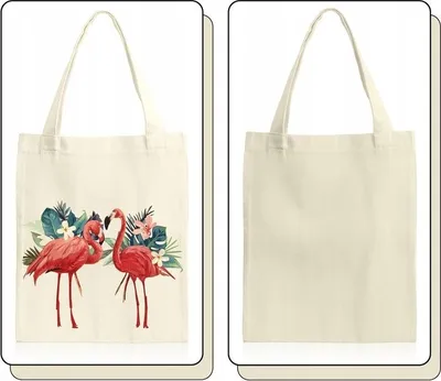 Zdjęcie produktu dla Torba materiałowa na zakupy 40x35 cm ekologiczna wielorazowa