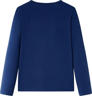 Produktbild von vidaXL Kinder-Langarmshirt Marineblau 104