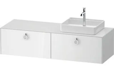Produktbild von DURAVIT WT4890R85850000 Konsolen-WTU wandh White Tulip 550x16