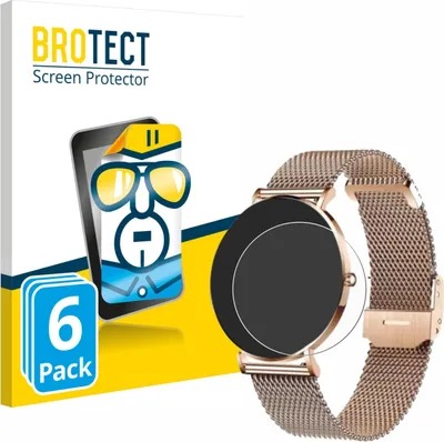Produktbild von 6x Für Xcoast X-Watch Siona 2 Schutzfolie BROTECT Displayschutz Display Schutz Folie Klar Transparent