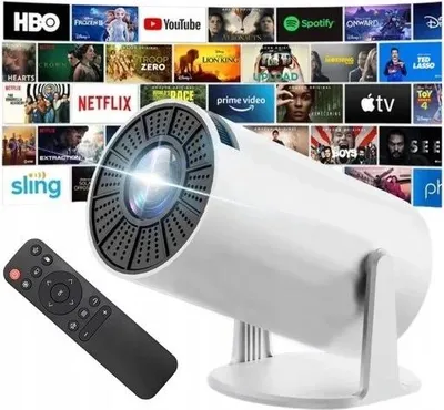 Produktbild von Projektor Hy300 Pro 5G 4K Wifi Smart Tv 130 Zoll, Android 11, Polnisches Menü