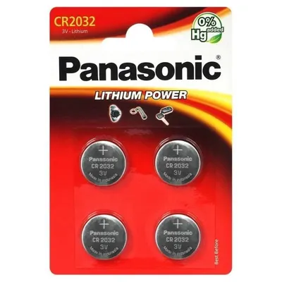Image de PANASONIC Batterie CR-2032EL / 4B