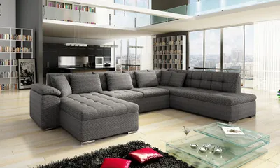 Produktbild von MIRJAN24 Ecksofa Niko Bis, Bettkasten und Schlaffunktion, Sofa vom Hersteller, Wohnlandschaft, Polstergarnitur (Majorka 03, Seite: Links)