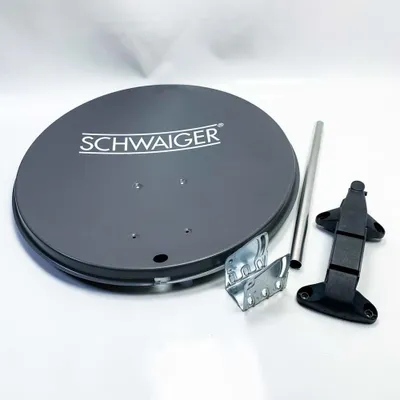 Zdjęcie produktu dla Zestaw satelitarny stal antracytowa 55 cm