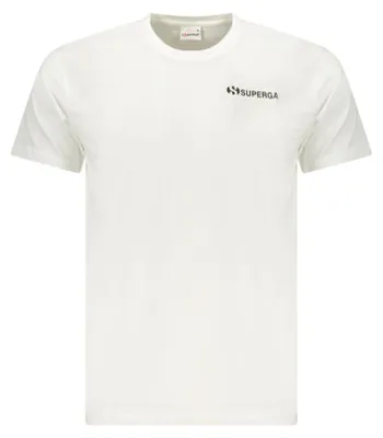 Produktbild von Weißes Kurzarm Jersey T-Shirt für Herren mit Rundhals und Logodruck
