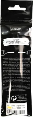 Produktbild von Duo Marker Ölbasis 4 mm - Schwarz und Weiß