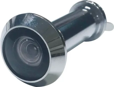 Produktbild von Türgucker ø 14 mm, Weitwinkel 200°, TS 35-55 mm, Messing verchromt