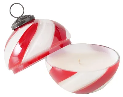 Produktbild von Kerze in Form einer Weihnachtskugel SUGIS, aus Glas, H. 10 cm