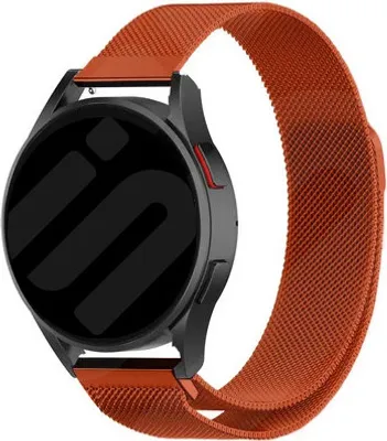 Produktbild von Strap-it Samsung Galaxy Watch 6 - 40mm Milanese Armband (Orange)