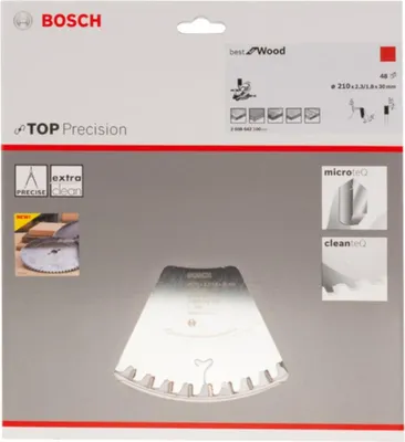 Imagen del producto de Disco de sierra circular de alta precisión, ideal para madera, 210 x 30, Z48