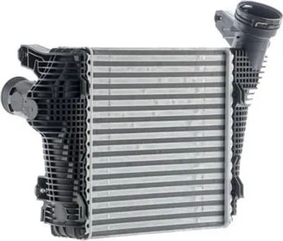 Obrázok produktu pre Chladič preplňovaného vzduchu, chladiace rebrá spájkované, hliník 285 mm – 290 mm MAHLE pre PORSCHE MACAN