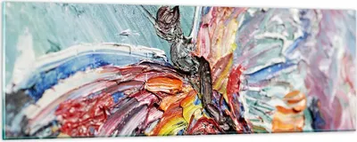 Produktbild von Bilder auf glas - Vogel Natur Farbe - 90x30cm - Glasbilder - Wandbilder - Kunstdruck - zum Aufhängen bereit - Wanddekoration aus Glas - Glas Bilder - Wandbild auf Glas - Einteilig - GAB90x30-3594