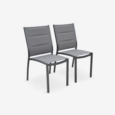 Produktbild von sweeek - 2er Set Stühle - Anthrazit