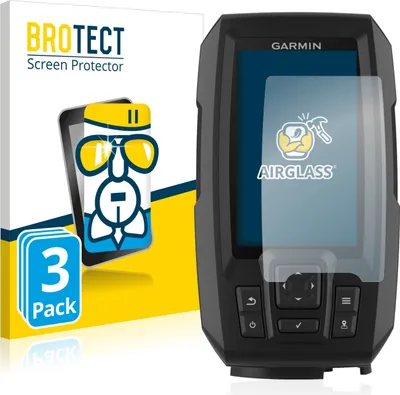 Produktbild von 3x BROTECT Schutzglas für Garmin Striker Plus 4 Schutzfolie Panzer Folie Glas Display Schutz klar