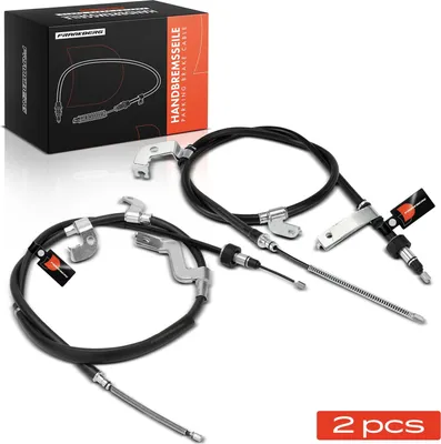 Produktbild von Frankberg 2x Seilzug Feststellbremse Hinterachse beidseitig für KIA Rio III Stufenheck Hatchback Van UB 1.1L 1.4L