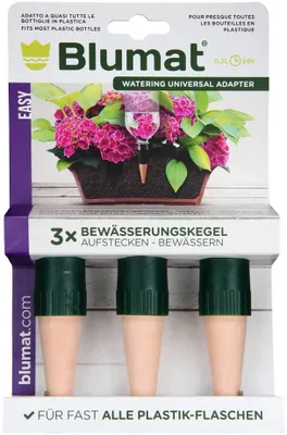Produktbild von Windhager 06100 Blumat Flaschenadapter 0,2 l, 3 Stück