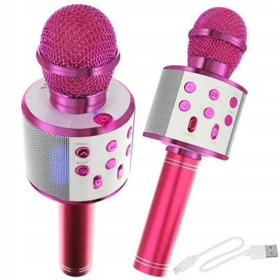 Produktbild von Karaoke-Mikrofon mit Bluetooth-Speaker - Rosa