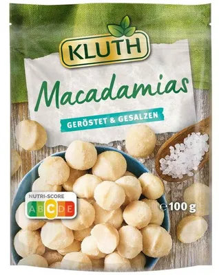 Produktbild von Kluth Macadamias geröstet & gesalzen 100g