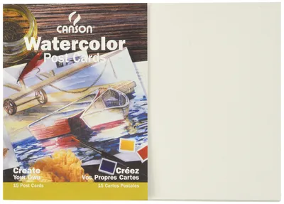 Obrázek produktu pro Aquarellové pohlednice Canson, rozměr 12,7 x 17,8 cm