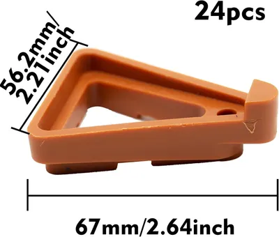 Produktbild von Blumentopf-Füße Set 48 Stück, Braun, Drainagefüße, Für Innen und Außen