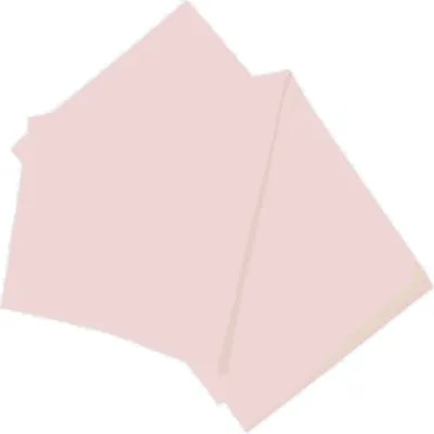 Image de Belledorm drap de lit, coton peigné BM302 (lit double) (rose clair)