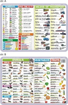 Obrázok produktu pre Podkładka edu. 039 - Čísla, čas, kalendár...