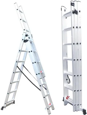 Obrázek produktu pro FIELDMANN Žebřík 3dílný, 3 × 7 příček FZZ 4307