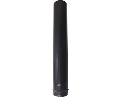 Produktbild von Pelletrohr Ø80 mm schwarz matt 1m