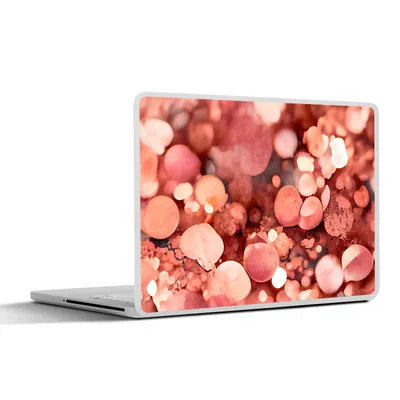 Produktbild von MuchoWow® Laptop Aufkleber Sticker Cover Abstrakt - Glitzer - Rosa - Luxe 31x22.5 cm - Laptop-Deko