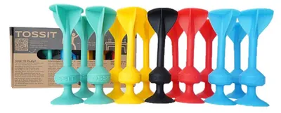Immagine prodotto di TOSSIT Family Set rosso/turchese/blu/giallo 1Jack per 3Darts 4 colori