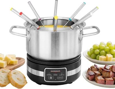 Image de Gastroback 42568, 8 personnes/personnes, 1,8 l, Noir, Acier inoxydable, Rond, 1,5 m, 210 °C
