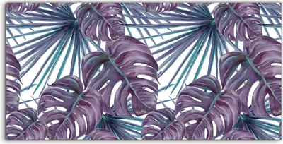 Produktbild von Coloray Acrylbild 120x60  Wandbild Acrylbilder Exotisch Pflanzen Dschungel Blätter