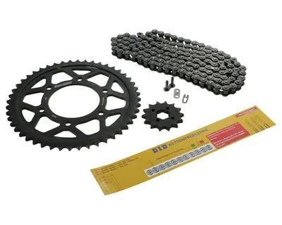 Produktbild von Kettensatz DID Kette Ritzel 14Z Kettenrad 48Z kompatibel für Yamaha MT YZF-R 125