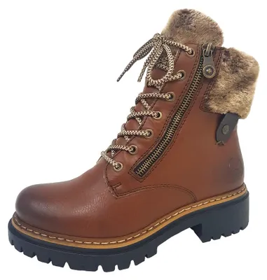 Produktbild von Rieker Veterschoenen Hoog Veterschoenen Hoog - cognac - Maat 37