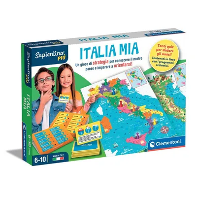 Immagine prodotto di Clementoni Sapientino Più 16417 Gioco da tavolo La mia Italia Educativo